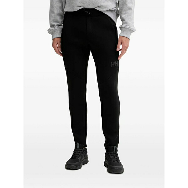 ヘリーハンセン メンズ 心地よいズボン下 ボトムス Logo track pants Black