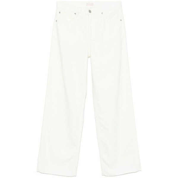リュージョー レディース カジュアルパンツ ボトムス Wide-leg trousers White