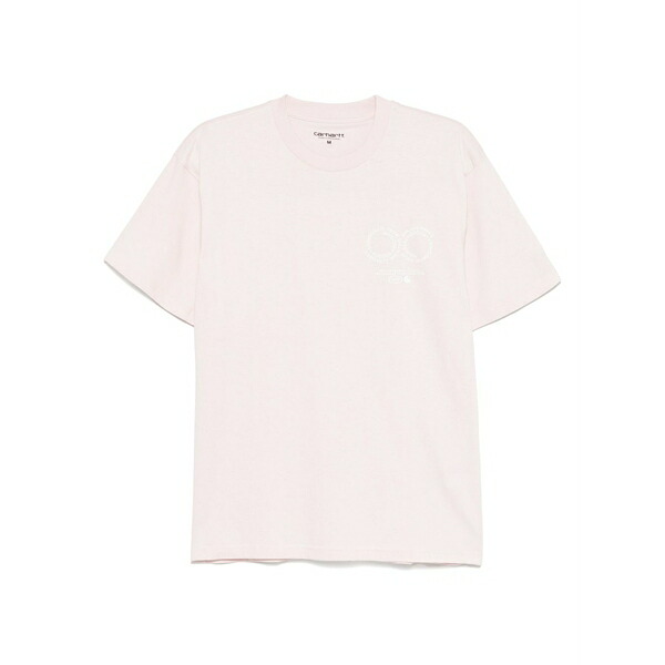 カーハート メンズ Tシャツ トップス Rotation t-shirt Pink｜asty