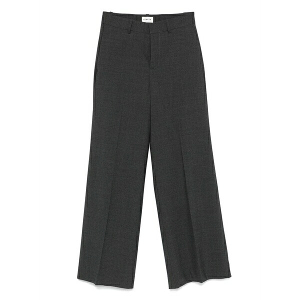 パロッシュ レディース カジュアルパンツ ボトムス Straight-leg tailored trousers Grey|asty