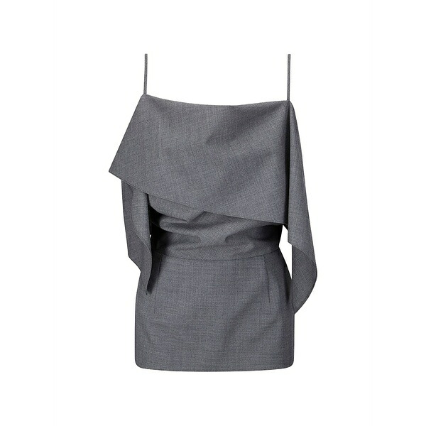 マルタンマルジェラ レディース シャツ トップス Ruffled top Grey｜asty 103,840円