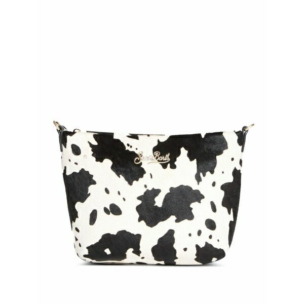 エムシーツーセイントバース レディース クラッチペダル御徒面子 御徒面子 Aline print leather shoulder bag White