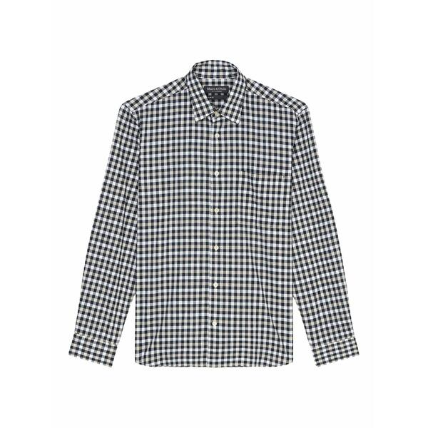 マルコポーロ メンズ シャツ トップス Check-patterned hirt Black