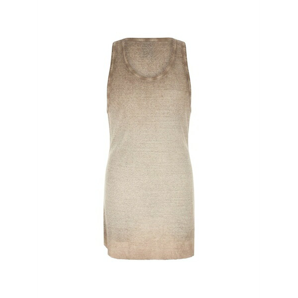 トム・クロム メンズ Tシャツ トップス 947 ribbed tank top Grey