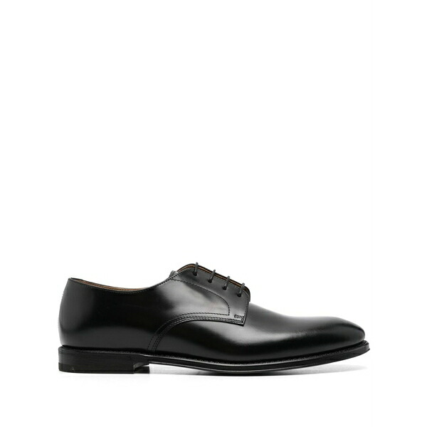 ヘンダーソン・ブラッコ メンズ 御召しものシューズ シューズ Leather derby shoes Black