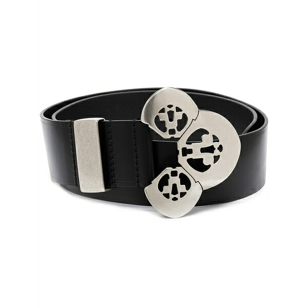 イザ呼びりん マラン レディース 三尺帯 付属物 Adaria leather belt Black