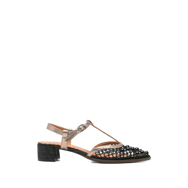 チエミハラ レディース パンプス シューズ Hagila beaded heeled pumps  Black