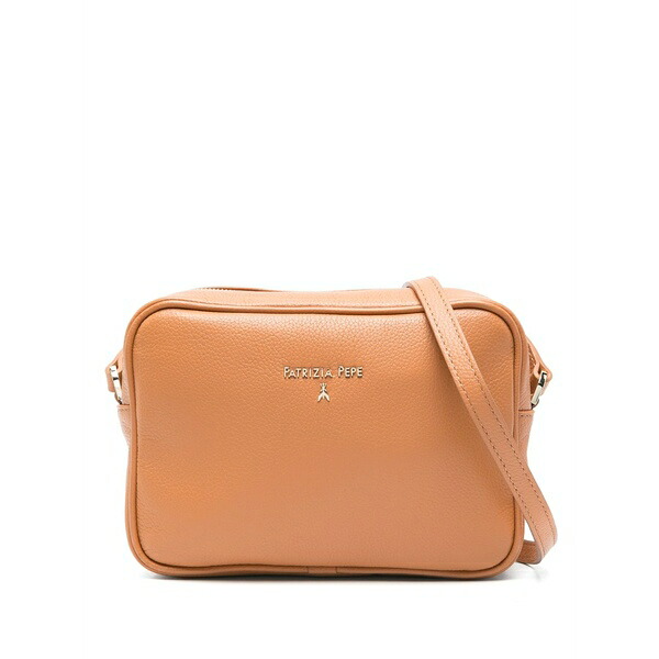 パトリツィア ペペ レディース ショルダーバッグ バッグ Leather cross body bag Brown｜asty
