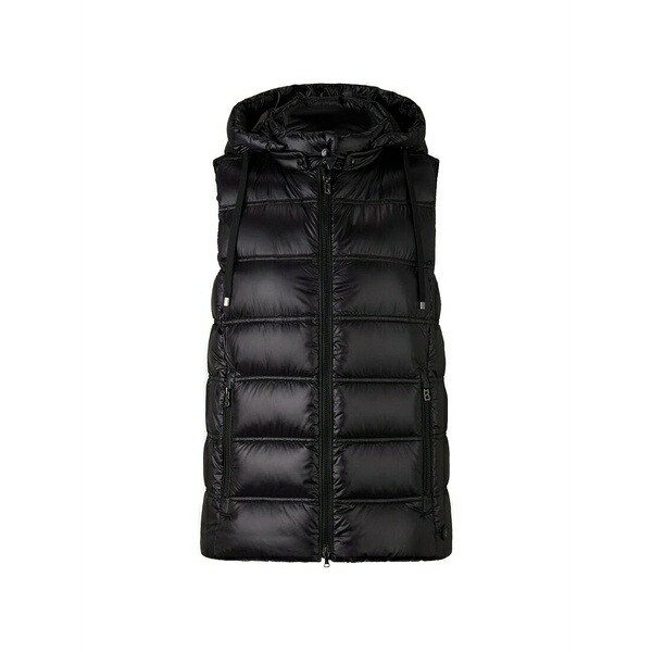 ボグナー レディース 上衣＆上衣 アウター Liddy detachable-hooded gilet Black