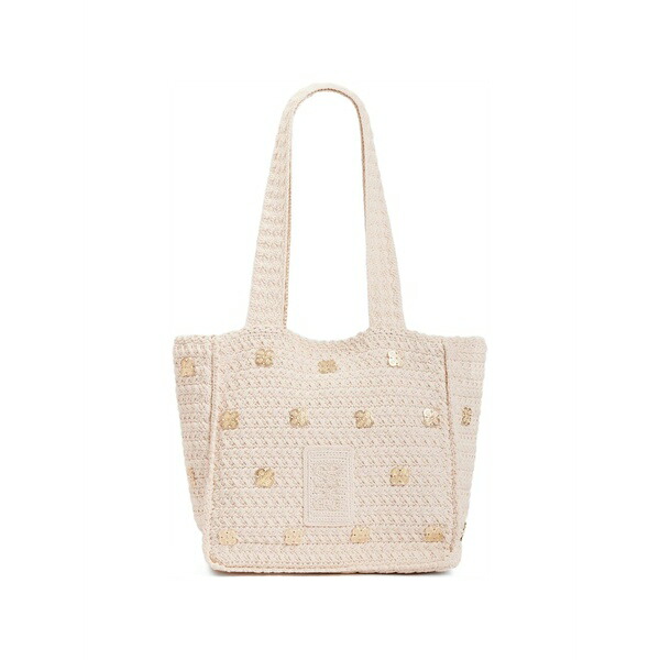 サンドロ レディース トートバッグ バッグ Appliqu茫漏 mini bag Neutrals｜asty
