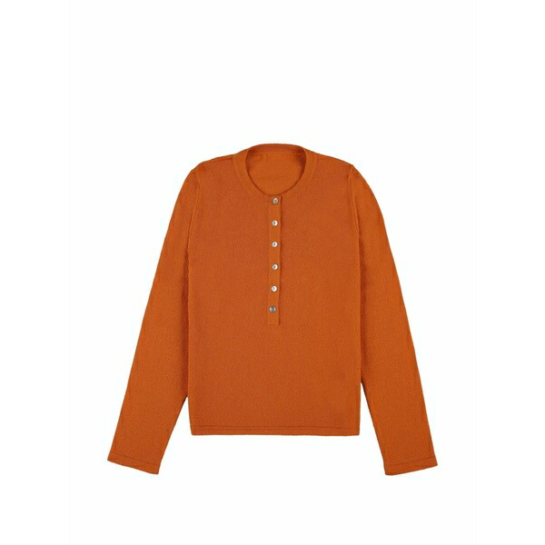 フォルテラ レディース 編み物\u0026スウェーター アウター Lou cashmere sweater Orange