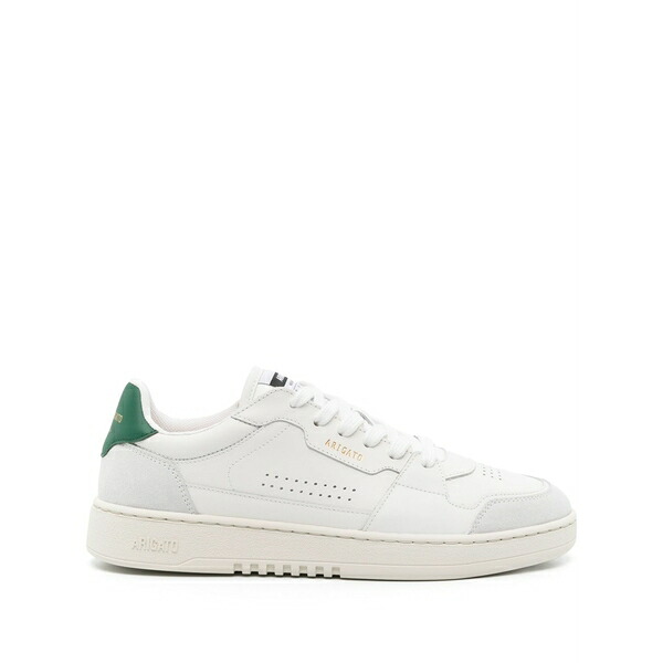 アクセルアリガト メンズ スニーカー シューズ Dice lo leather sneakers White