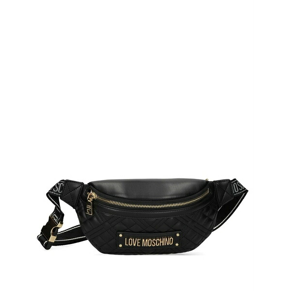 ラブ モスキーノ レディース ハンドバッグ バッグ Quilted belt bag Black｜asty