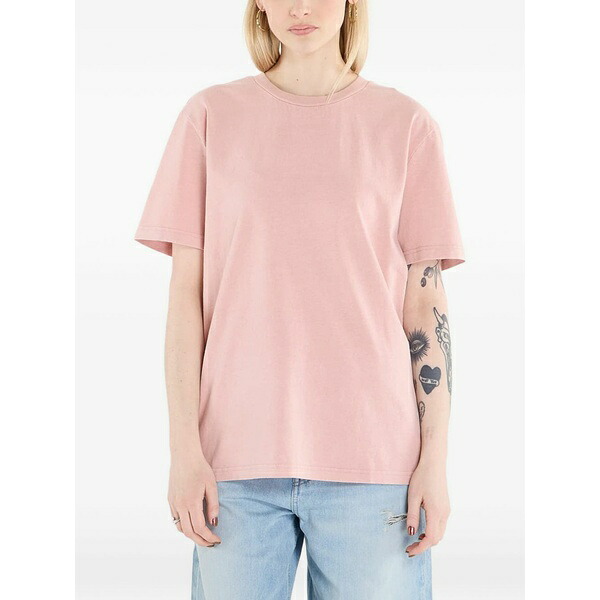 アーペーセー メンズ ティーシャツ トップス Printed t-shirt Pink トップス-Tシャツ・カットソー-メンズファッション