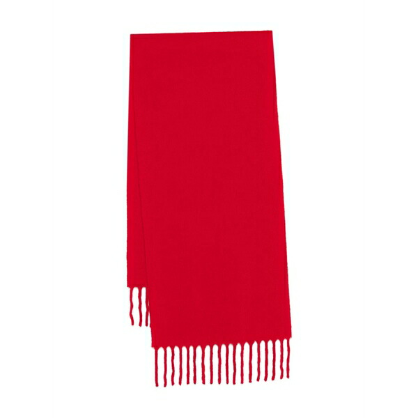 トーテム レディース えり巻き・袈裟・えり巻き 付属物 Fuzzy fringed scarf Red
