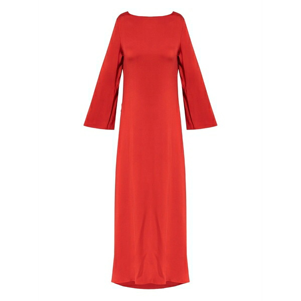 バイマレンバーガー レディース ワンピース トップス Mock-neck cocktail dress Red｜asty