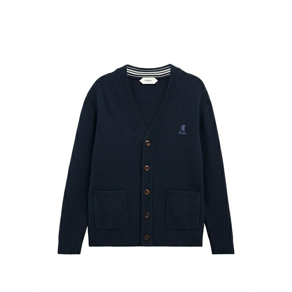 プリングル オブ スコットランド メンズ カーディガン アウター Logo cardigan Blue｜asty 44,720円