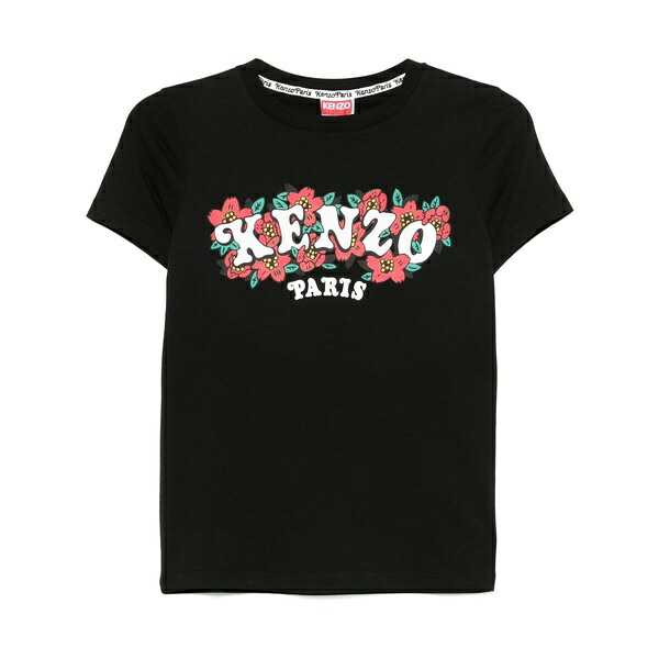 ケンゾー レディース Tシャツ トップス X verdy market t-shirt Black|asty