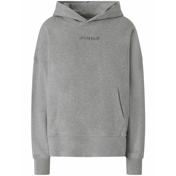 ピンコ レディース パーカー・スウェットシャツ アウター Embroidered hoodie Grey