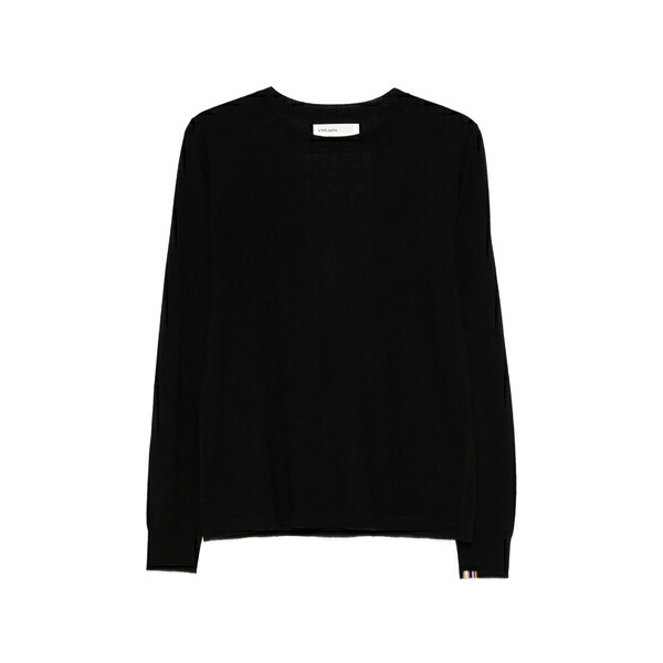 エクストリームカシミア レディース 編み物\u0026プルオーバー アウター N芒415 selfie sweater Black セーター-レディースファッション-トップス