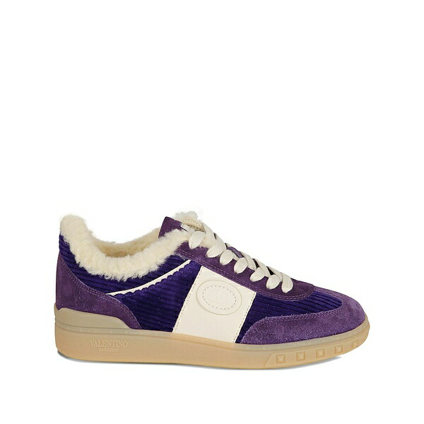 ヴァレンティノ ガラヴァーニ レディース スニーカー シューズ Upvillage lace-up v-logo sneakers Purple