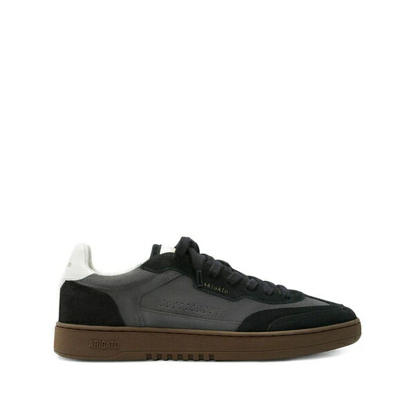 アクセルアリガト メンズ スニーカー シューズ Dice t-toe perforated suede-leather sneakers Grey