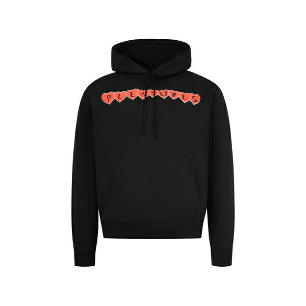 プレジャーズ メンズ パーカー・スウェットシャツ アウター Graphic-print hoodie Black メンズファッション-トップス-パーカー