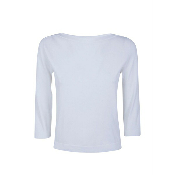 ノール レディース プルオーバー トップス Boat-neck knitwear White