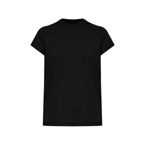 リックオウエンス レディース プルオーバー トップス Shoulder detail t-shirt Black