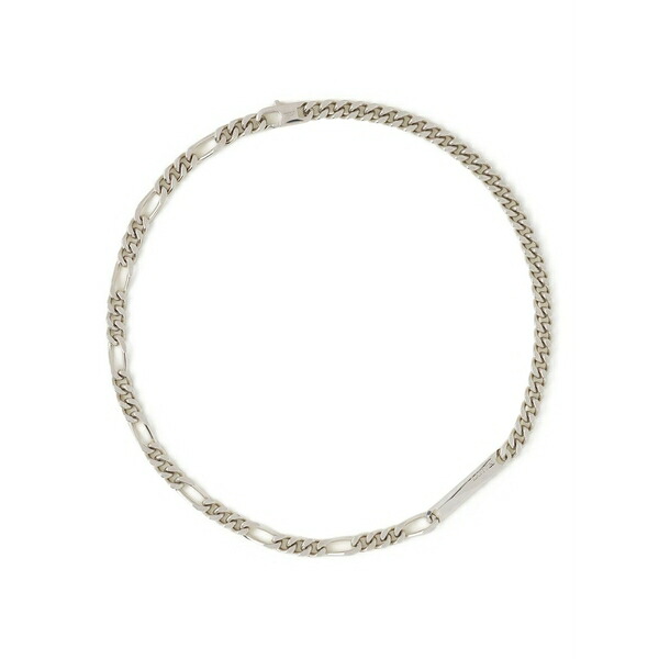 ランバン メンズ 首飾り・チョー鉄道車両 付属物 Curb chain necklace Silver