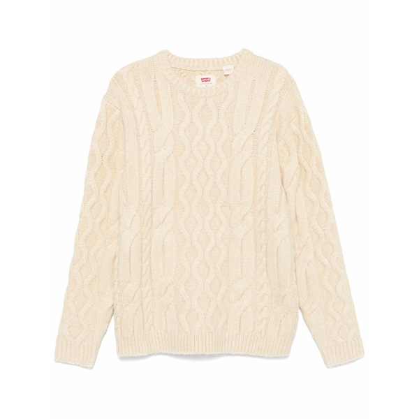 リーバイス メンズ ニット\u0026セーター アウター Cable-knit sweater Neutrals