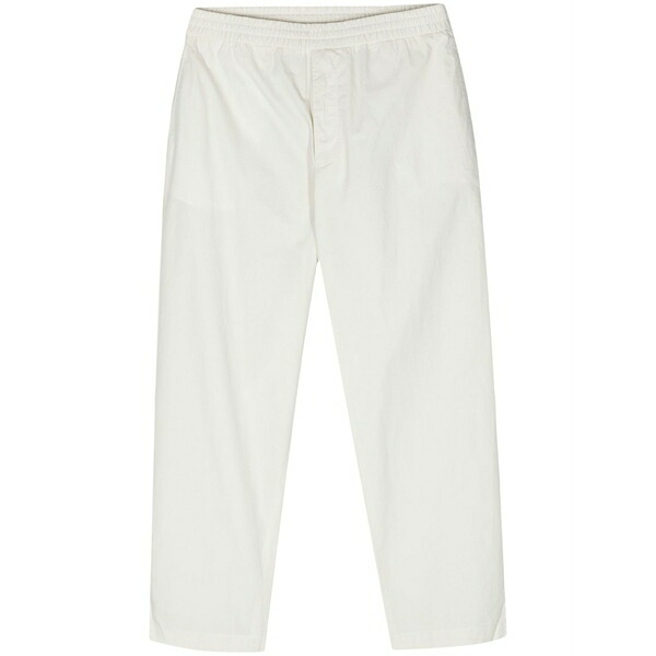 オフィシンジェネレール メンズ カジュアルパンツ ボトムス Elasticated-waist tapered trousers Neutrals|asty