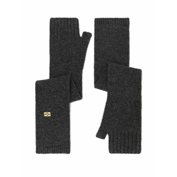 ガニー レディース 手袋 アクセサリー Fingerless embellished gloves Grey