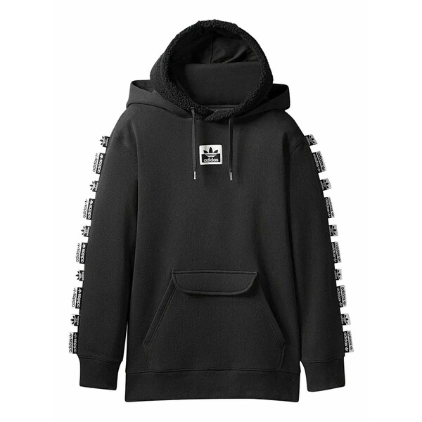アディダス レディース パーカー・スウェットシャツ アウター X olivia oblanc drawstring hoodie  Black