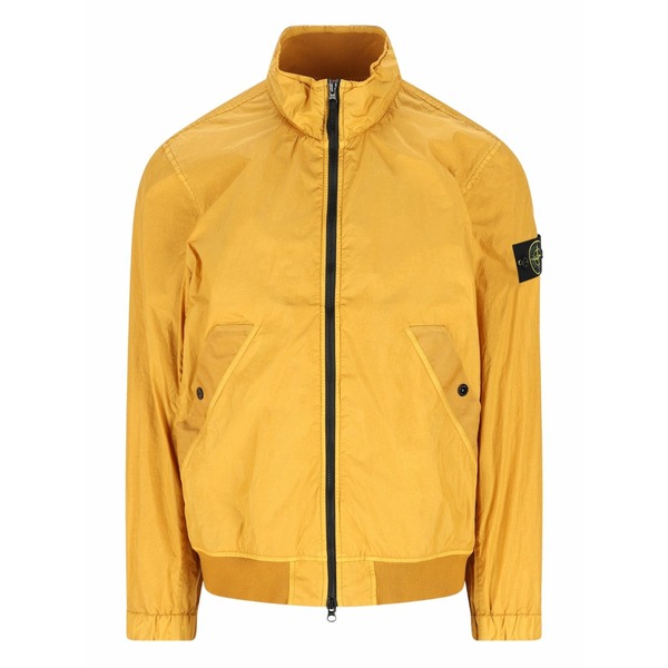 ストーンアイランド メンズ ジャケット&ブルゾン アウター Zip compass jacket Yellow|asty
