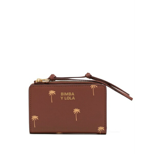 ビンバ イ ローラ レディース 紙入れ 付属品 Sand palms compact purse Brown
