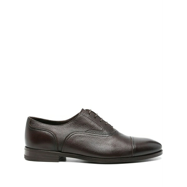ヘンダーソン・ブラッコ メンズ 御召しものシューズ シューズ Leather oxford shoes Brown
