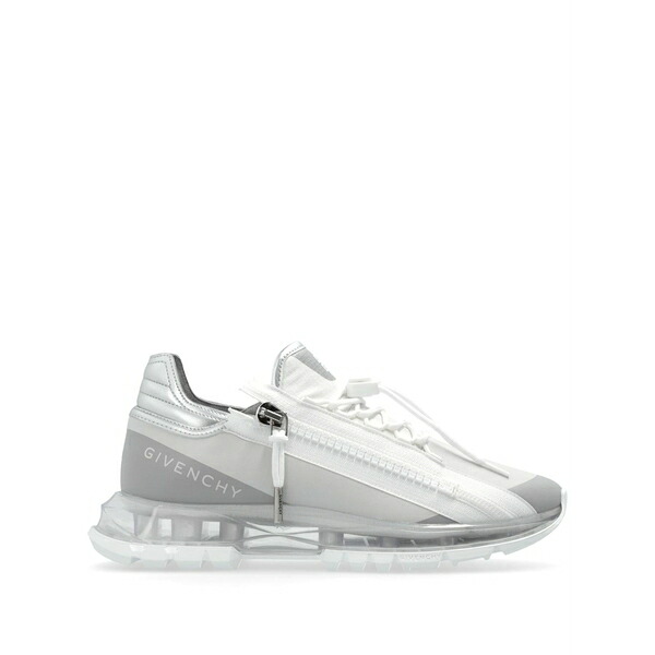 ジバンシー レディース スニーカー シューズ Spectre zipper-embellished sneakers  Grey