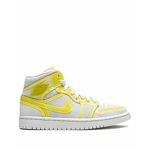ジョーダン レディース スニーカー シューズ Air jordan 1 mid lx "opti yellow" sneakers White|asty