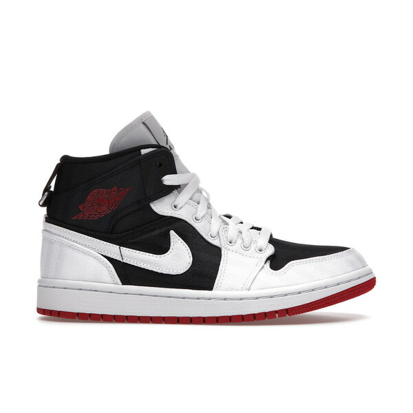 Jordan ジョーダン レディース スニーカー 【Jordan 1 Mid SE Utility Canvas White Black Gym Red (Women's)】 サイズ US_5.5(22.5cm) Black/White-Gym Red