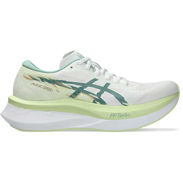 ASICS アシックス レディース スニーカー 【ASICS Magic Speed 4 White Celadon (Women's)】 サイズ US_8.5(25.5cm) White/Celadon