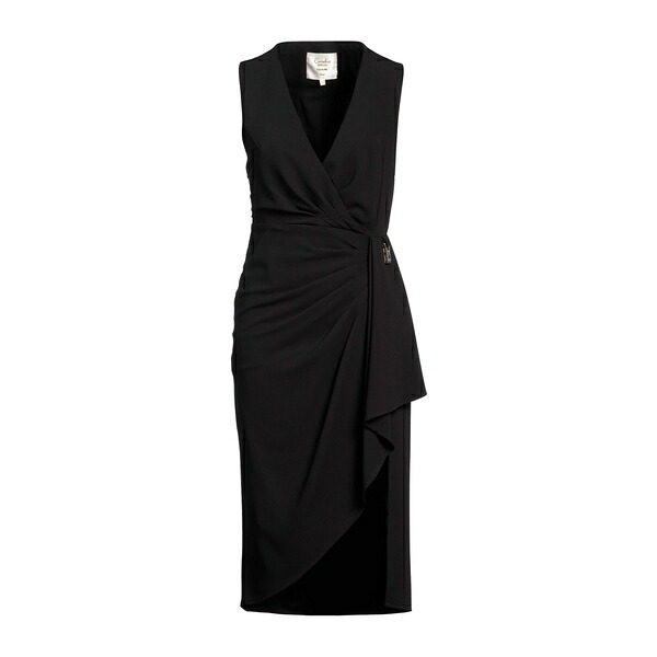 【送料無料】 バビロン レディース ワンピース トップス Midi dresses Black