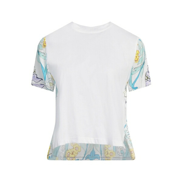 【送料無料】 マージュ レディース Tシャツ トップス T-shirts White
