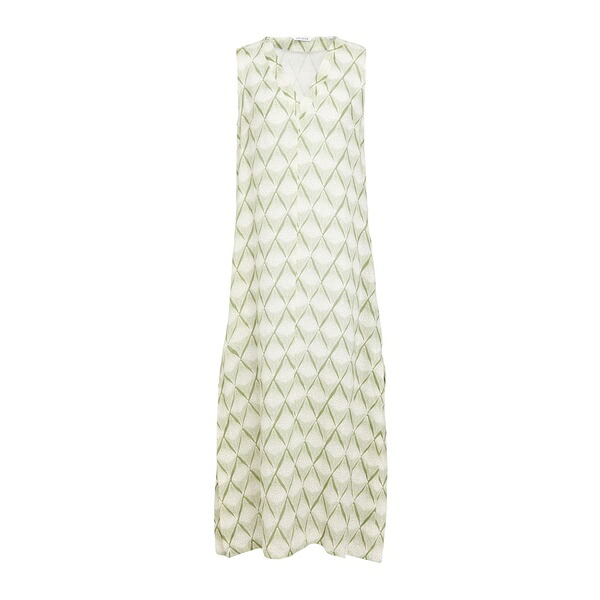 【送料無料】 キャリバン レディース ワンピース トップス Midi dresses Green