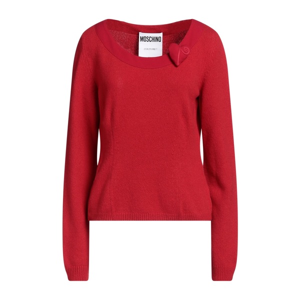 【送料無料】 モスキーノ レディース ニット&セーター アウター Sweaters Red｜asty