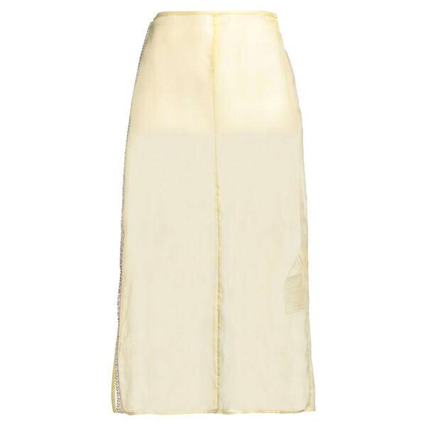 【送料無料】 ジル・サンダー レディース スカート ボトムス Midi skirts Yellow