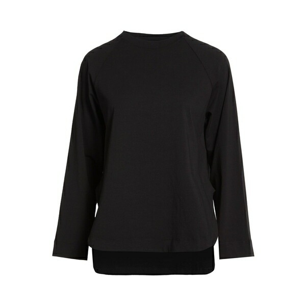 【送料無料】 アルファス テューディオ レディース Tシャツ トップス T-shirts Black|asty