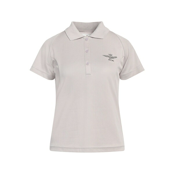 【貨物輸送無料】 アエロナウティカ ミリターレ レディース プルオーバー トップス Polo shirts Grey