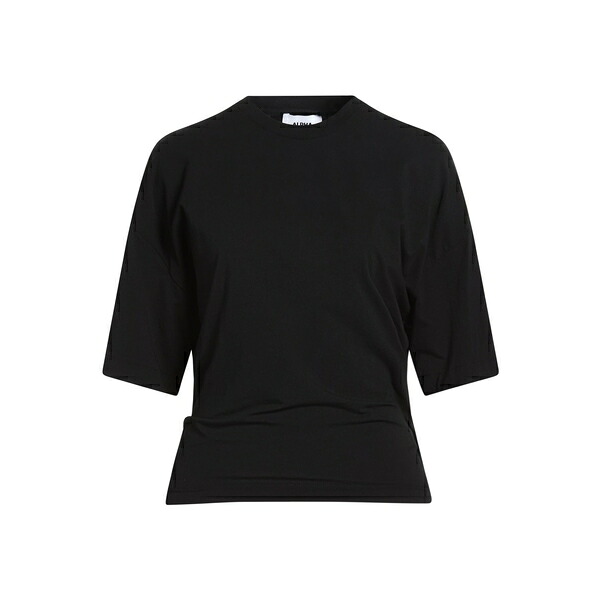 【貨物輸送無料】 アルファス テューディオ レディース プルオーバー トップス T-shirts Black