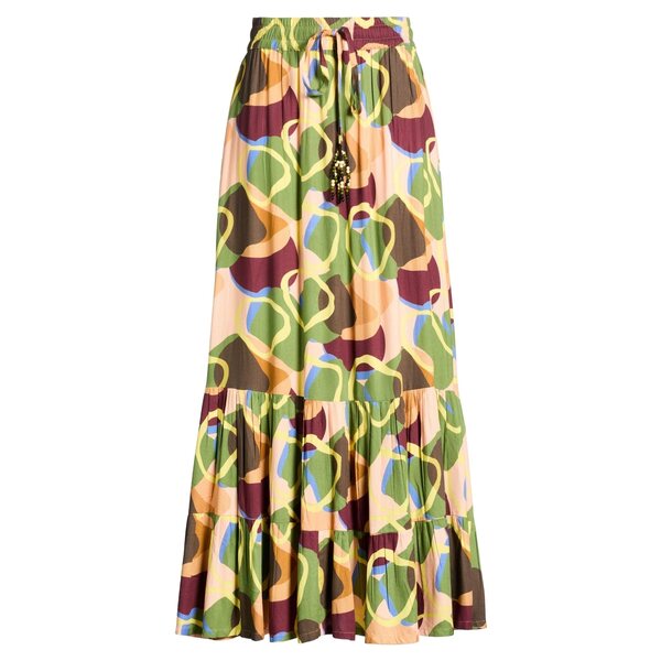 【送料無料】 コナー & ブレイク レディース スカート ボトムス Maxi skirts Green